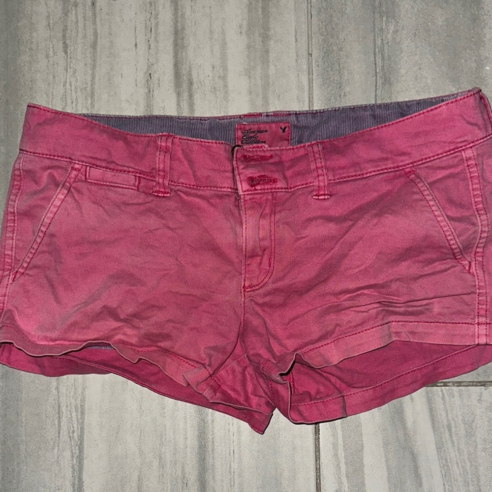 American Eagle Outfitters Pink Jean Shorts